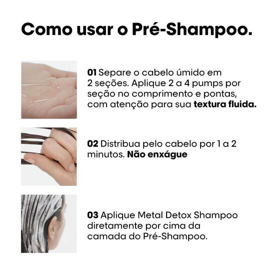 Pr&eacute;-Shampoo L'Or&eacute;al Professionnel Metal Detox